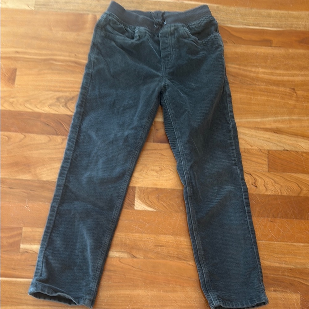 Hanna Andersson Boys’ Charcoal Corduroy Trousers